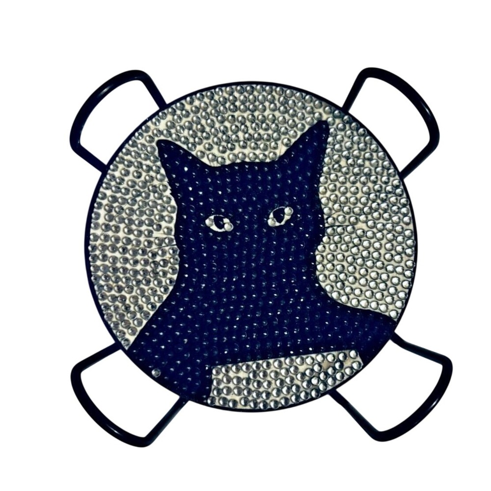 Diamond‎ Art - Cat Coasters (8) with holder